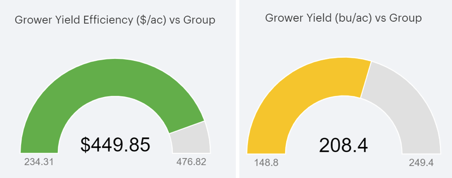 yield efficiency score can determine corn profits