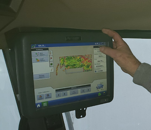 yield monitor and data