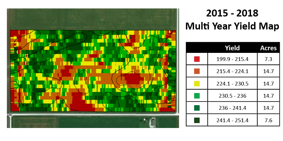 multi year yield map